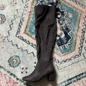 Wide calf over the knee boots